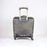 Valise à roulettes en cuir véritable avec poignée réglable Fabrication en usine OEM Taille personnalisée disponible Produit tendance Cabine