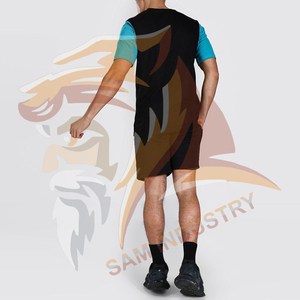 Nouveauté : Ensemble T-shirt et Short d'été décontracté respirant à manches courtes pour homme – Dernière collection - Product Image 2