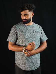 T-shirt de sport à manches courtes pour homme PUFFIN SPORTS, personnalisé OEM, séchage rapide, col rond, imprimé réfléchissant, style sportif, logo frontal imprimé. - Product Image 6
