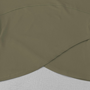 T-shirt court respirant à séchage rapide 100 % coton pour femme, style hip-hop, avec logo personnalisé, couleur unie, idéal pour la gym et la course estivale - Product Image 6