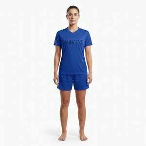 Ensemble d'uniformes de football américain personnalisés pour femmes, maillot et pantalon en mesh souple, vêtements de sport d'équipe - Product Image 1