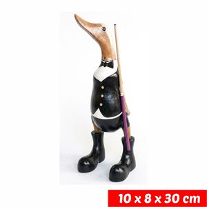 Jouet de billard en bambou artisanal en forme de canard - Product Image 2