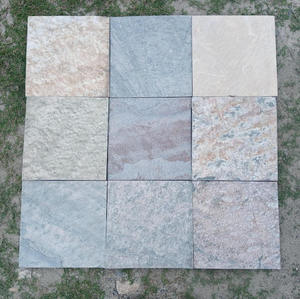 Tuiles et dalles en ardoise architecturale fiables et durables, couleur K K blanc, surface naturelle, bords coupés à la machine pour une décoration de sol élégante - Product Image 4