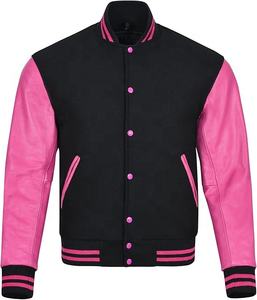 Fabricant professionnel veste universitaire pour hommes laine manches en cuir Chenille broderie support avant coupe-vent respirant hiver - Product Image 5