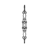 Balustre moderne en fonte pour villas et balcons, résistant à l'eau et à la rouille, design sans cadre