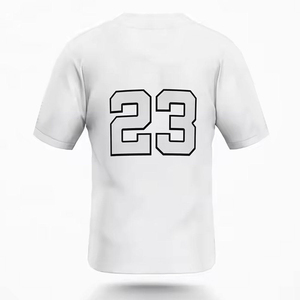 Camiseta de Béisbol Transpirable para Hombre, Talla Grande, Tejido de Malla Suelta, Logotipo OEM Personalizado, Impresión Digital, Antibacteriana, Absorbe la Humedad 100% - Product Image 2
