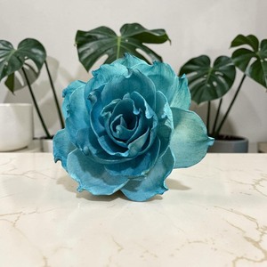 Diffuseur de fleurs en bois Sola VADEE SOLA WOOD FLOWER Ocean Teal Garden Rose, fleurs en bois Sola, artisanat durable, fait main, parfum d'ambiance pour la maison - Product Image 5