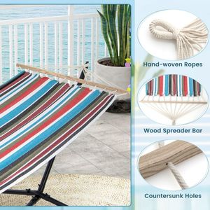 Amaca con Supporto e Borsa per il Trasporto per il Relax all'Aperto - Product Image 6