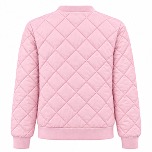 Chaqueta de Invierno para Mujer, Tipo Parka, Transpirable, con Cierre de Cremallera, Corte Ajustado, Cálida, con Logotipo Personalizado, Acolchada, Estilo Bomber - Product Image 2