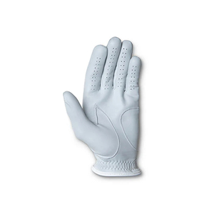 Gant de golf en cuir véritable blanc, main droite, respirant, à enfiler, unisexe, pour le sport - Product Image 5