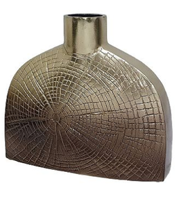 Modern Nickel Aluminium Art Deco <b>Vase</b>-Living Room Tabletop Decoration Anti-Slip Base Rust Resistant Custom Size <b>Small</b> Metal - Product Image 2