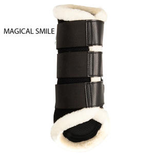 Bottes de brossage pour chevaux de haute qualité, guêtres très souples offrant une protection optimale et bottes de brossage en maille respirante - Product Image 5