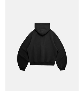 Sweat-shirt à capuche pour homme, coupe ample et confortable, de qualité supérieure, poids lourd 450 g/m², imprimé logo sur le devant, idéal pour l'hiver - Product Image 4