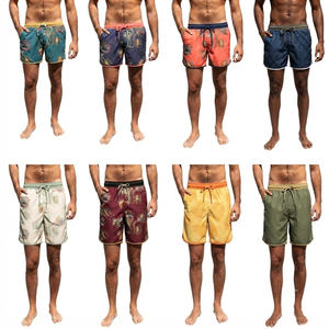 Custom Print Board Shorts <b>for</b> <b>Men</b> 100% Polyester Mid Waist Swim <b>Trunks</b> Elastic Waist Lining Swimming Shorts Swimwear Beach Short - Product Image 5