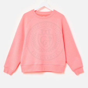 Sudaderas Personalizadas para Mujer de la Colección Griega Rosa de Sorority, con Cuello Redondo y Bordado en Relieve, Sudadera con Letras Bordadas para Invierno - Product Image 1