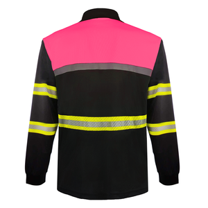 Camiseta Polo de Seguridad de Poliéster con Diseño Personalizado, Logotipo Personalizado, Alta Visibilidad, Reflectante, para Trabajo de Construcción - Product Image 2