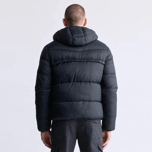 Latest Style Mens Puffer Jacket Bubble <b>Padded</b> Winter Wear <b>Waterproof</b> Hooded Down Jacket with Warm Plus Size Protection - Product Image 2