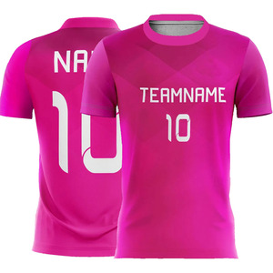 เสื้อฟุตบอลคุณภาพดี 100% พร้อมโลโก้แบบกำหนดเอง เสื้อฟุตบอลแขนสั้นสำหรับผู้ชาย - Product Image 6