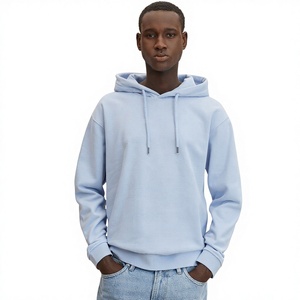 Sudadera con Hombros Caídos para Hombre, 350GSM, Algodón French Terry, Sudadera Personalizada de Estilo Urbano, Proveedor de Fábrica de Marca Privada OEM, Informal - Product Image 1