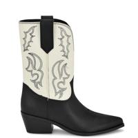 Bottes en cuir personnalisables pour homme et femme, hauteur genou, style cowboy, bottes de pluie