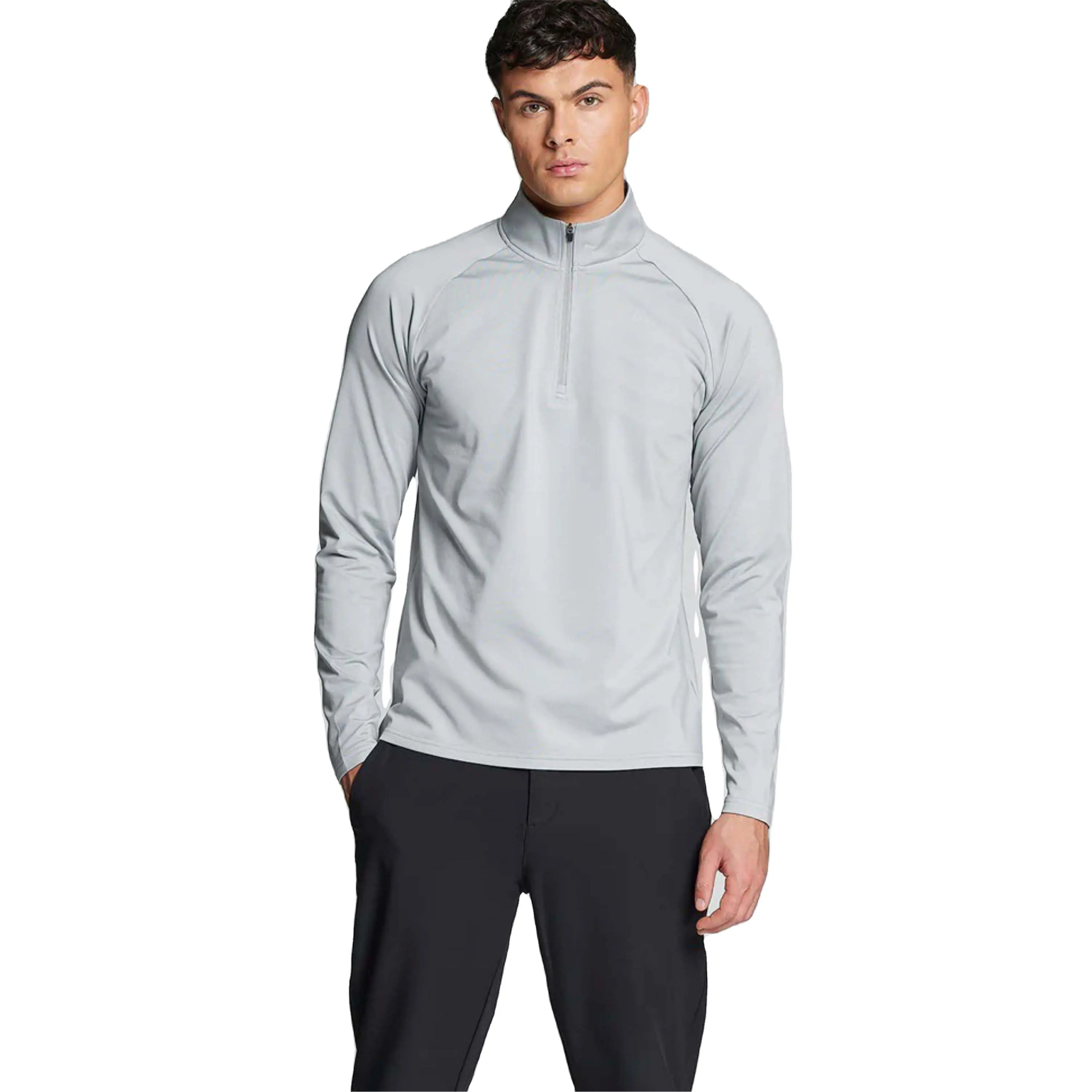 Pulôver de golfe elegante com 1/4 zip para homens - durável e confortável, ideal para jogar em qualquer clima e uso diário