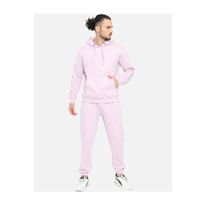 Survêtement d'hiver pour homme à capuche, coupe classique, 100% coton, grande taille, logo personnalisé, vêtements de sport pour adultes, léger et respirant - Product Image 1
