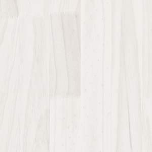 Jardinière carrée de taille moyenne en bois de pin massif blanc, pot à fleurs polyvalent et élégant - Product Image 6