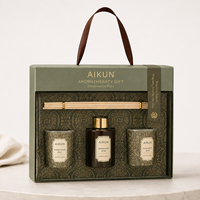 Kit diffuseur de parfum en verre avec ruban de luxe AIKUN, boîte parfumée en gros pour décoration de fêtes