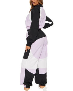 Ensemble de survêtement imperméable en nylon pour femme, coupe courte, coupe-vent, idéal pour l'été, vente en gros, nouveau modèle - Product Image 4