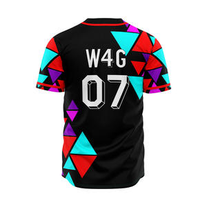 Camiseta de Béisbol Personalizada para Hombre, con Botones, Transpirable, de Secado Rápido, Antibacterial, con Logotipo Personalizado - Product Image 2