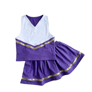 Tenues de cheerleading Trimpo Sports All-Star pour enfants et femmes, ensembles 100 % polyester avec techniques d'impression de strass - Product Image 4