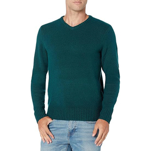 Men's Winter Viscose/Cotton Cable Knit <b>Pullover</b> <b>Sweater</b> Crew Neck Full Sleeve Anti-Pilling Front Logo Solid Color Warm - Product Image 1