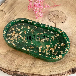 Bandeja de Resina Moderna Premium, Hecha a Mano, Elegante y Móvil, para Servir en el Hogar, Tradebyd - Product Image 1