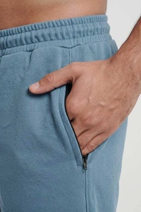 Pantalones Cortos Deportivos de Lona Ecológica Premium para Hombre, 100% Poliéster, Cintura Elástica - Product Image 4