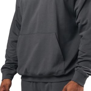 Sweat-shirt à capuche gris anthracite pour homme, en molleton épais, à manches longues, décontracté, pour la gym, l'entraînement, le sport et le streetwear - Product Image 4