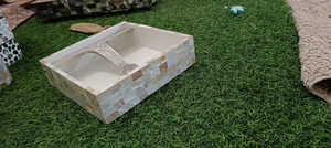 Porte-serviettes décoratif en nacre avec finition polie Boîte à mouchoirs élégante pour table à manger ou bureau - Product Image 6