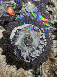 Customized Resin <b>Coaster</b> Eco-Friendly Reusable Luxury Design Style Round Pattern <b>Coasters</b> <b>Drink</b> Use Home Wedding Table - Product Image 5