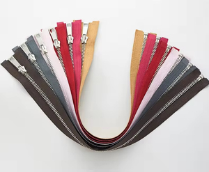 Multi-color 5# Durable Metal Zipper Open-end Garment Accessories for Clothing Coat <b>Bag</b> <b>Sewing</b> Widely Used - Product Image 4
