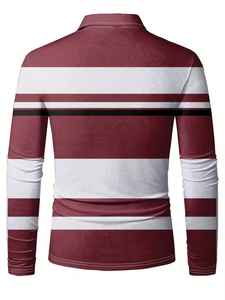 Polo Casual para Hombre, Nuevo Estilo, 100% Algodón, Manga Larga, Transpirable, Diseño Sólido, Personalizable, ODM Disponible - Product Image 2