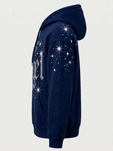 Sweat-shirt graphique personnalisé pour homme, coupe oversize, style streetwear, 100% coton, épais, vintage, délavé à l'acide, avec strass, pour la culture - Product Image 4