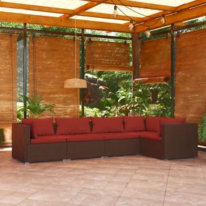 Conjunto de Muebles de Jardín Color Marrón - Product Image 1