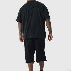Camisetas Extra Grandes de Algodón de Alta Calidad, Camisetas con Estampado Puff, Camisetas Deportivas de Gran Peso, Camisetas Personalizadas con Estampado 3D para Hombre - Product Image 4