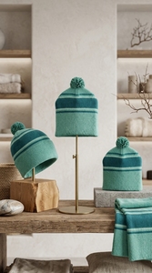 Bonnets tricotés haut de gamme style bonnet, unisexe, chauds, doux, extensibles, confortables, pour l'hiver, décontractés, usage quotidien, couvre-chef - Product Image 2