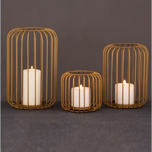 Lanterne porte-bougie de Noël en fer, faite à la main, imperméable et écologique, pour la décoration de la maison - Product Image 2