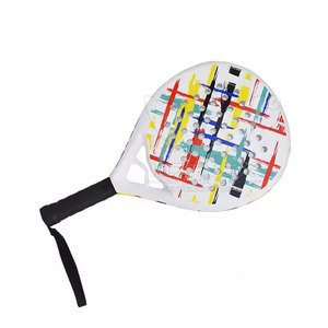 Raquettes de padel en diamant en gros, face en fibre de carbone, cadre renforcé, légères, durables, poids équilibré, poignée absorbant les chocs - Product Image 3