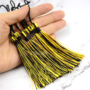Borlas de Hilo Metálico de Color Sólido de Poliéster/Nailon de Alta Calidad, Producto Popular para Venta en Línea - Product Image 4
