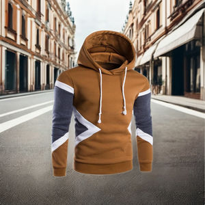 Vente en gros de sweatshirts à capuche en coton polyester et polaire pour hommes, manches longues, pull doublé, conception de la saison d'hiver, nouveauté - Product Image 1