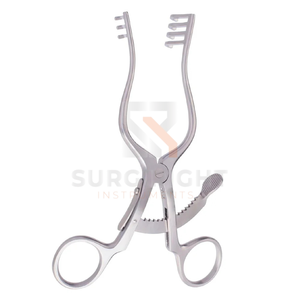 Retractor de Cuero Cabelludo, Instrumento Quirúrgico Neuroquirúrgico Manual con Certificación CE para Retracción y Exposición Controlada del Tejido del Cuero Cabelludo - Product Image 1