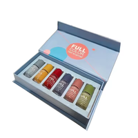 Boîte cadeau de luxe personnalisée pour soins de la peau, fermeture magnétique, carton rigide, écologique, recyclable, matériaux recyclés, doublure en éponge, finition mate
