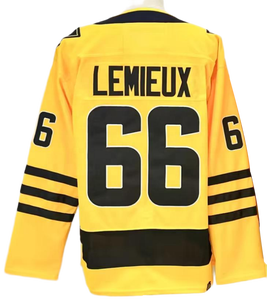 قمصان هوكي الجليد للجنسين من بيتسبرغ بالجملة، مصنوعة من البوليستر/القطن، سريعة الجفاف وقابلة للتنفس، رقم 71 إيفجيني مالكين، 66 ماريو ليميو، 58 كريس - Product Image 4